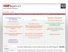 Tablet Screenshot of bwv-bayern.org